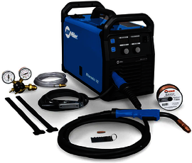 Miller® Millermatic®/Millermatic® 142 Single Phase MIG Welder With 110 - 120 Input Voltage, 140 Amp Max Output, Auto-Set™ Technology/Auto Spool Gun Detection And Accessory Package
