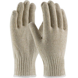 Protective Industrial Products Natural Small Heavy Weight Cotton/Polyester General Purpose Gloves Knit Wrist
