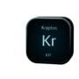 Research Grade Krypton, Size 6 High Pressure Aluminum Cylinder, CGA 580