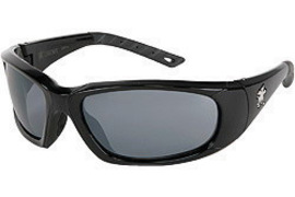 picture of silver lens safety glasses