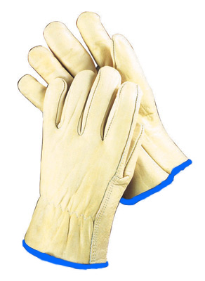 Radnor® X-Large Natural Cowhide Unlined Driver Gloves