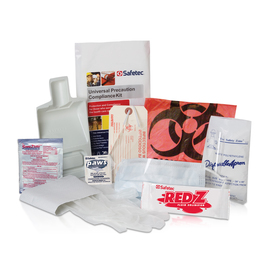 Safetec® 1" X 6.19" X 9 3/4" Polyethylene  Precautions Compliance Kit