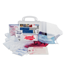 Safetec® 2.63" X 8.12" X 6 1/2" Plastic  Precautions Compliance Kit