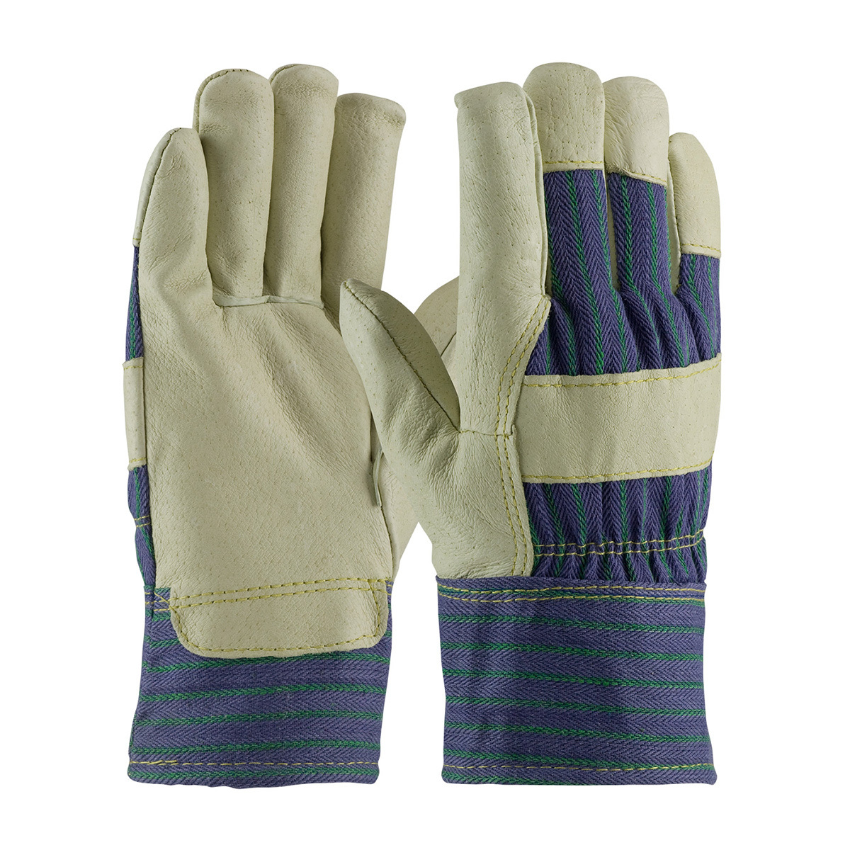 MCR Safety 1400XL Leather Gloves, Gray, XL, PR