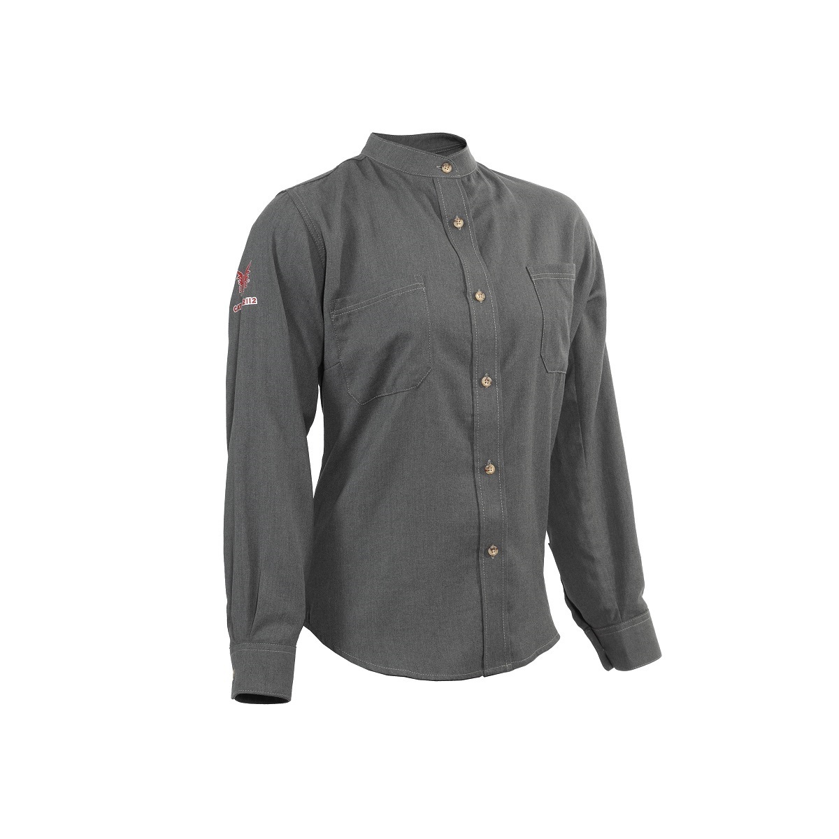 National Safety Apparel Womens XSmall Grey Westex DH Air Flame Resistant  Work Shirt