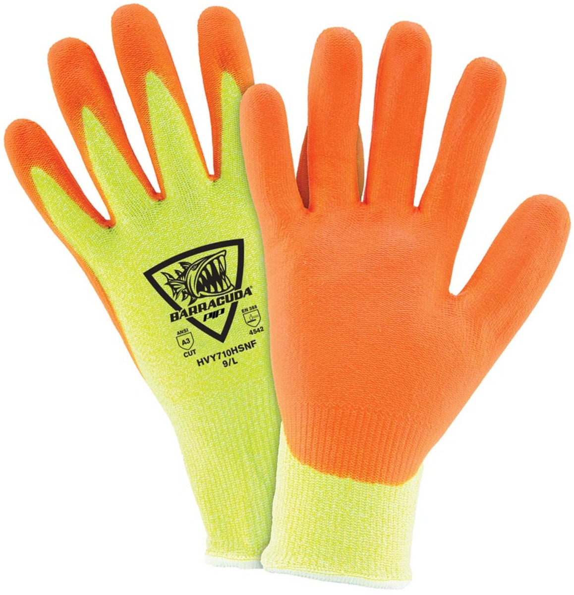 ANSI Level 3 Cut-Resistant Nitrile Coated Work Gloves - Large, 1 Dozen -  Industrial and Personal Safety Products from