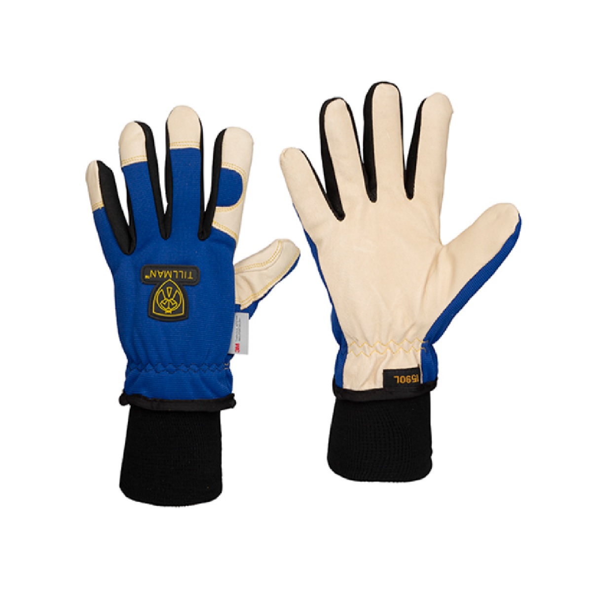 Airgas - RAD64056814 - RADNOR™ 2X Black And Blue TrekDry® And Synthetic  Leather Full Finger Mechanics Gloves With TPR And Hook And Loop Cuff (While  Supplies Last)