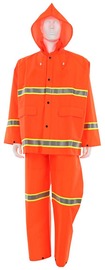 MCR Safety 4X Hi-Viz Orange Luminator .35 mm PVC And Polyester Suit