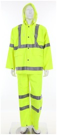 MCR Safety Medium Hi-Viz Green Luminator .38 mm PVC And Polyester Suit