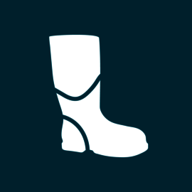 Servus® Size 8 Tan 12" Neoprene Toe Boots