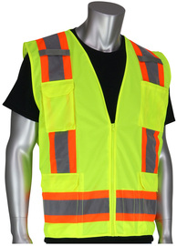 Protective Industrial Products Small Hi-Viz Yellow Mesh/Polyester Vest