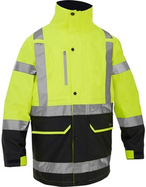 Protective Industrial Products Small Hi-Viz Yellow And Navy Bisley® Polyester Oxford/Polyurethane Jacket