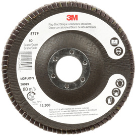 3M™ 4 1/2" X 7/8" 60 Grit Type 27 Flap Disc