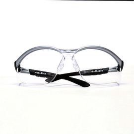 3M™ BX™ 1.5 Diopter Black And Silver Safety Glasses With Clear Anti-Fog Lens