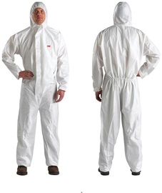 3M™ Large White Laminate Disposable Protective Coveralls