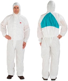 3M™ Large White SMS Disposable Coveralls