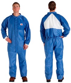 3M™ Large Blue SMS Disposable Coveralls