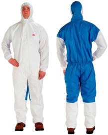 3M™ 3X White SMS Laminate Disposable Coveralls