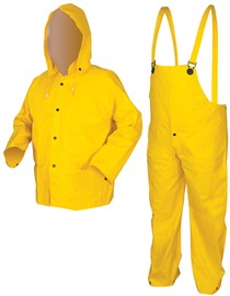 MCR Safety Medium Yellow Commodore .40 mm PVC, Polyester And Nylon Suit