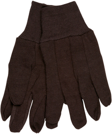 MCR Safety® Brown Large 8 oz Cotton/Polyester General Purpose Gloves With Knit Wrist