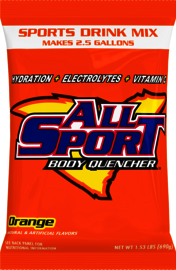 All Sport 1.53 Pound Orange Flavor Electrolyte Powder Mix Pouch Electrolyte Drink (32 Per Case)