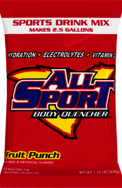 All Sport 1.53 Pound Fruit Punch Flavor Electrolyte Powder Mix Pouch Electrolyte Drink (32 Per Case)