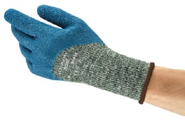 Ansell Small ActivArmr® 80-658 7 Gauge Stainless Steel, Nylon, Fiber Glass, Cotton And Kevlar® Cut Resistant Gloves With Latex Coated Palm and Fingers