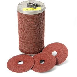 United Abrasives-SAIT 7" Dia X 7/8" Arbor 36 Grit Aluminum Oxide General Purpose Fiber Disc