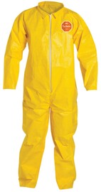 DuPont™ 4X Yellow Tychem® 2000 10 mil Chemical Protective Coveralls (With Open Wrists And Ankles)