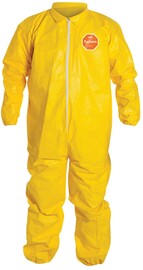 DuPont™ 3X Yellow Tychem® 2000 10 mil Chemical Protective Coveralls (With Elastic Wrists And Ankles)