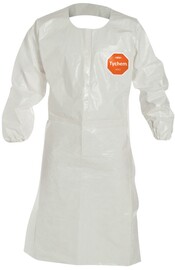 DuPont™ Small White Tychem® 4000 12 mil Long Sleeve Chemical Protective Apron