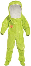 DuPont™ X-Large Yellow Tychem® 10000 28 mil Encapsulated Level B Chemical Protective Suit (With Expanded Back And Front Entry)