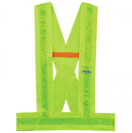 Ergodyne 3X Green GloWear® 8140BA Oxford Polyester Sash
