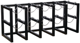 Justrite® Steel 12 Cylinder Rack