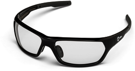 Miller® Slag™ Black Safety Glasses With Clear Anti-Fog/Shatterproof Lens