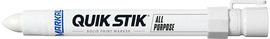 Markal® Quik Stik® White 13 Broad Bullet Solid Paint Marker