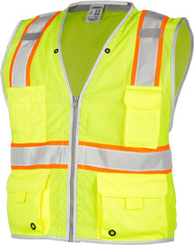 Kishigo X-Large Hi-Viz Yellow Kishigo Polyester Vest