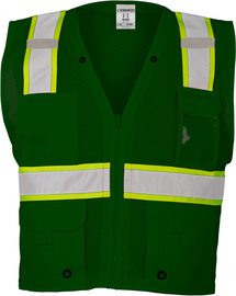 Kishigo 4X - 5X Green Kishigo Polyester Vest