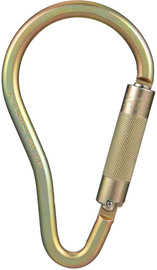 MSA Auto-Locking Steel Self-Locking Carabiner With 2.1" Gate Opening