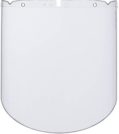 MSA V-Gard® 9.25" X 17" X .098" Clear Polycarbonate Faceshield