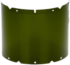 MSA V-Gard® 8" X 17" X .098" Shade 3 Polycarbonate Faceshield