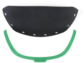 MSA Black EPDM Rubber/Polycarbonate V-Gard® H1 Replacement Debris Control Visor Frame