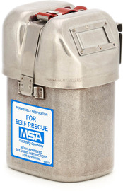 MSA One Size Fits Most W-65 Self Rescuer Series Mouthbit Air Purifying Respirator
