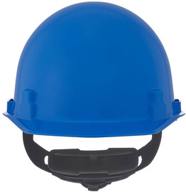 MSA Blue Thermalgard® Nylon Cap Style Hard Hat With Ratchet/4 Point Ratchet Suspension