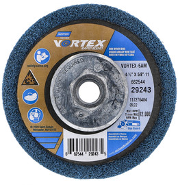 Norton® 4 1/2" Medium Bear-Tex Vortex Rapid Blend Depressed Center Disc