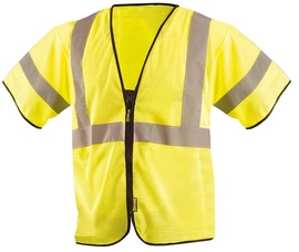 OccuNomix Large/X-Large Hi-Viz Yellow Polyester/Mesh Vest