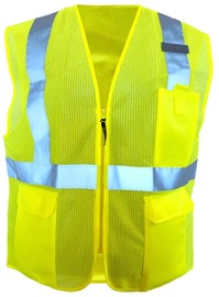 OccuNomix 2X Hi-Viz Yellow Polyester/Mesh Vest