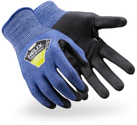 HexArmor® Size 2X Helix 21 Gauge HPPE And Nitrile Cut Resistant Gloves With Nitrile Coated Palm and Fingertips