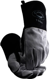 Protective Industrial Products Large Gray Cowhide MIG/Stick Welders Gloves