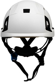 Protective Industrial Products White JSP EVO® ALTA™ ABS Micro Cap Style Vented Climbing Helmet With Foam Cradle System Ratchet Suspension